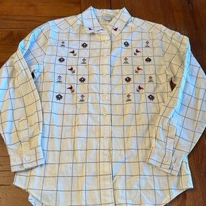 Detailed button down